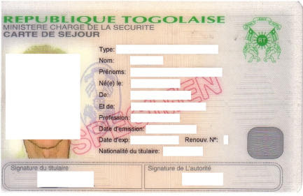 Carte de Séjour